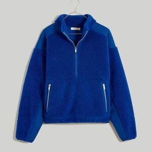 Madewell Blue Teddy Jacket